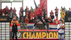 Totální euforie a spontánní roznožka. Tak Sáblíková dovršila na pětce zlatý comeback
