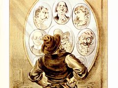 Karikaturista Tom Merry nakreslil svou představu o Jacku Rozparovači na obálku časopisu Puck 21. září 1889