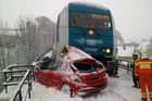 Srážka vlaku s autem zablokovala tah Budějovice - Praha