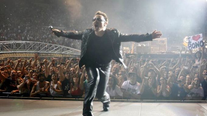 Koncert kapely U2 ve Španělsku