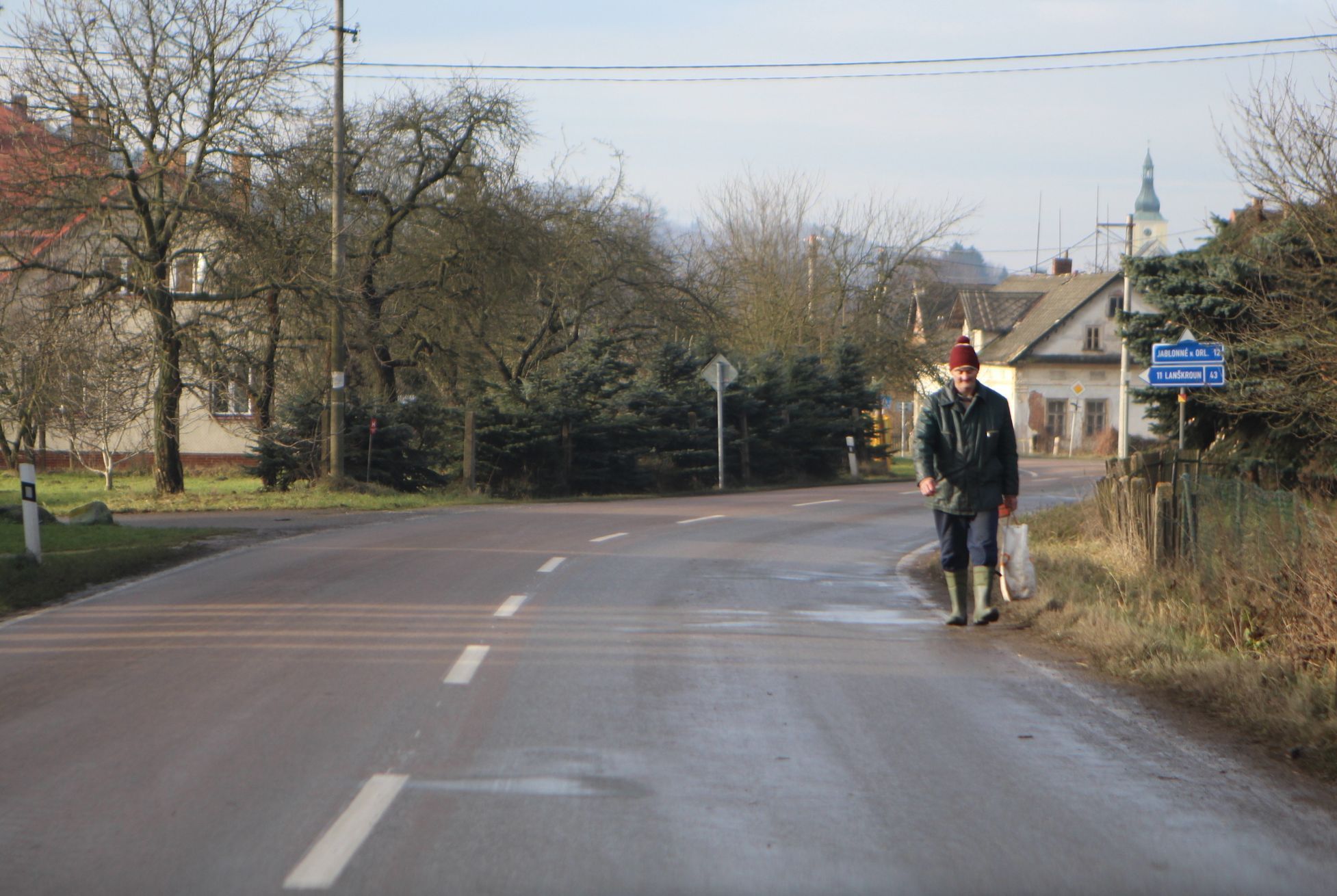 Test silnice 1/43 - prosinec 2014-chodec