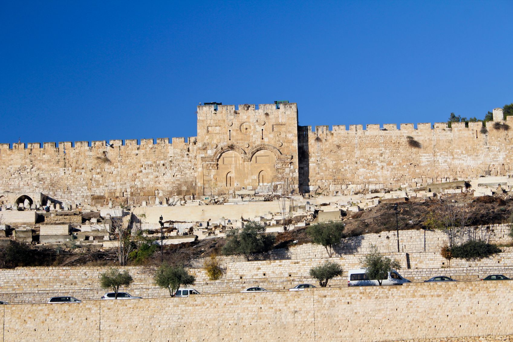 Zlatá brána - Chrámová hora v Jeruzalémě