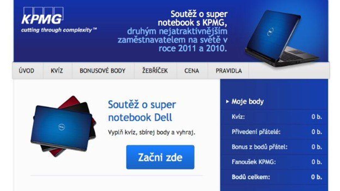 Soutěž s KPMG a vyhraj super notebook Dell!