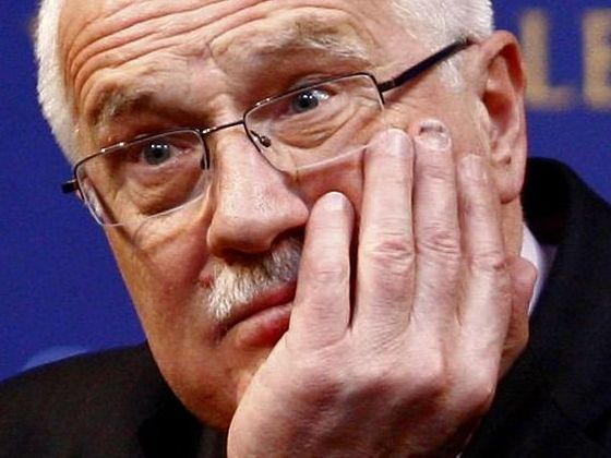 Klaus a Šumava Václav Klaus udivený