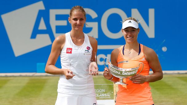 Karolína Plíšková ve finále turnaje v Birminghamu 2015