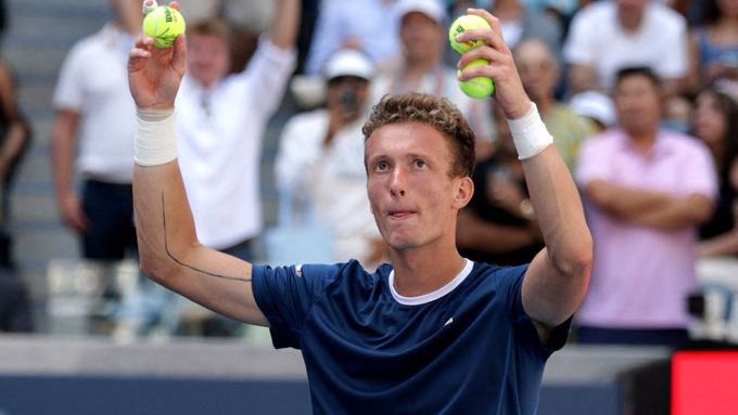 Jiří Lehečka postoupil do svého druhého grandslamového čtvrtfinále.