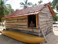Nový dům postavený na tsunami poničené Srí Lance