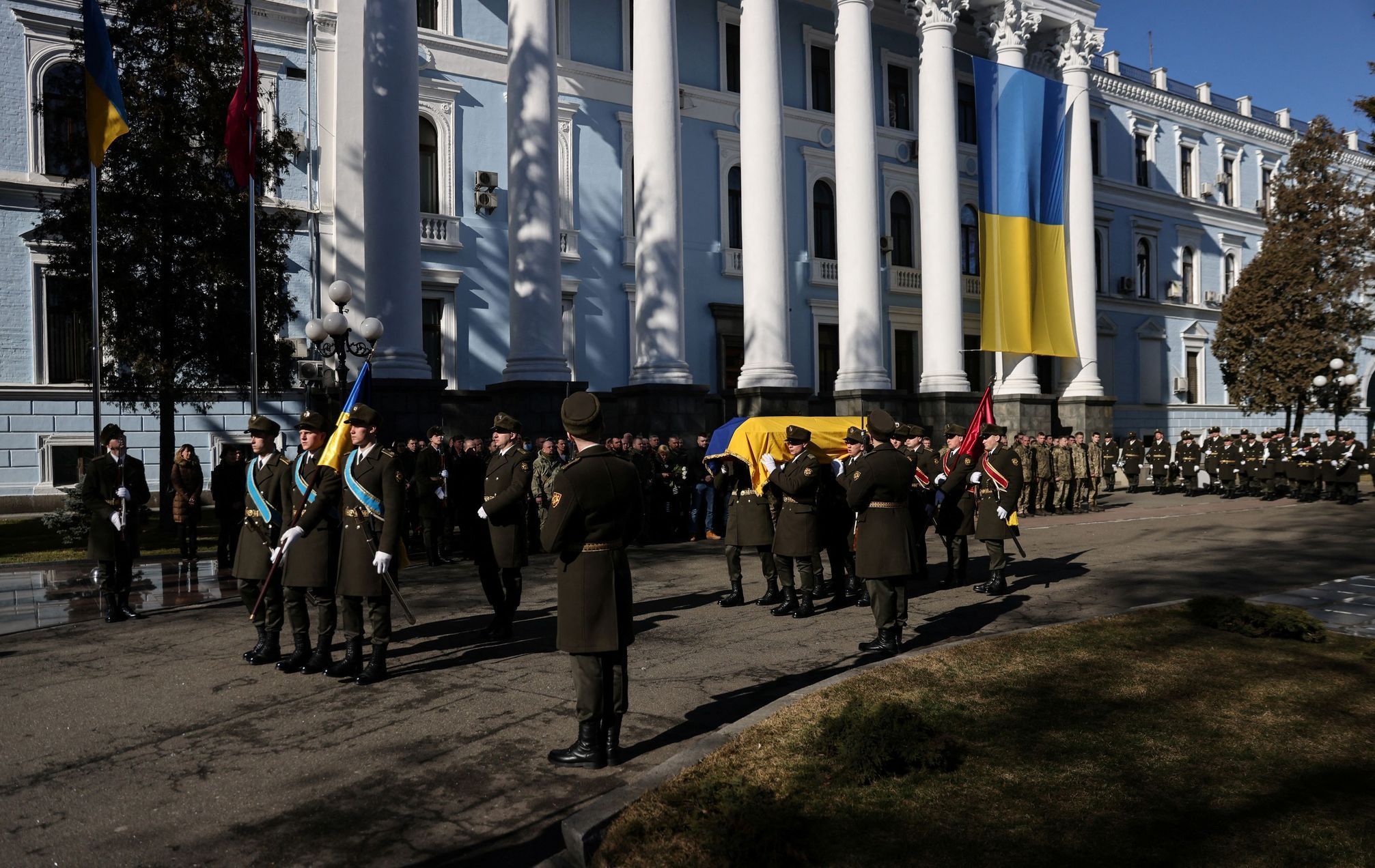 ukrajina voják pohřeb Anton Sydorov rusko separatisté