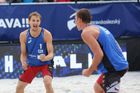 Ostrava Beach Open: Ondřej Perušič (vlevo) a David Schweiner