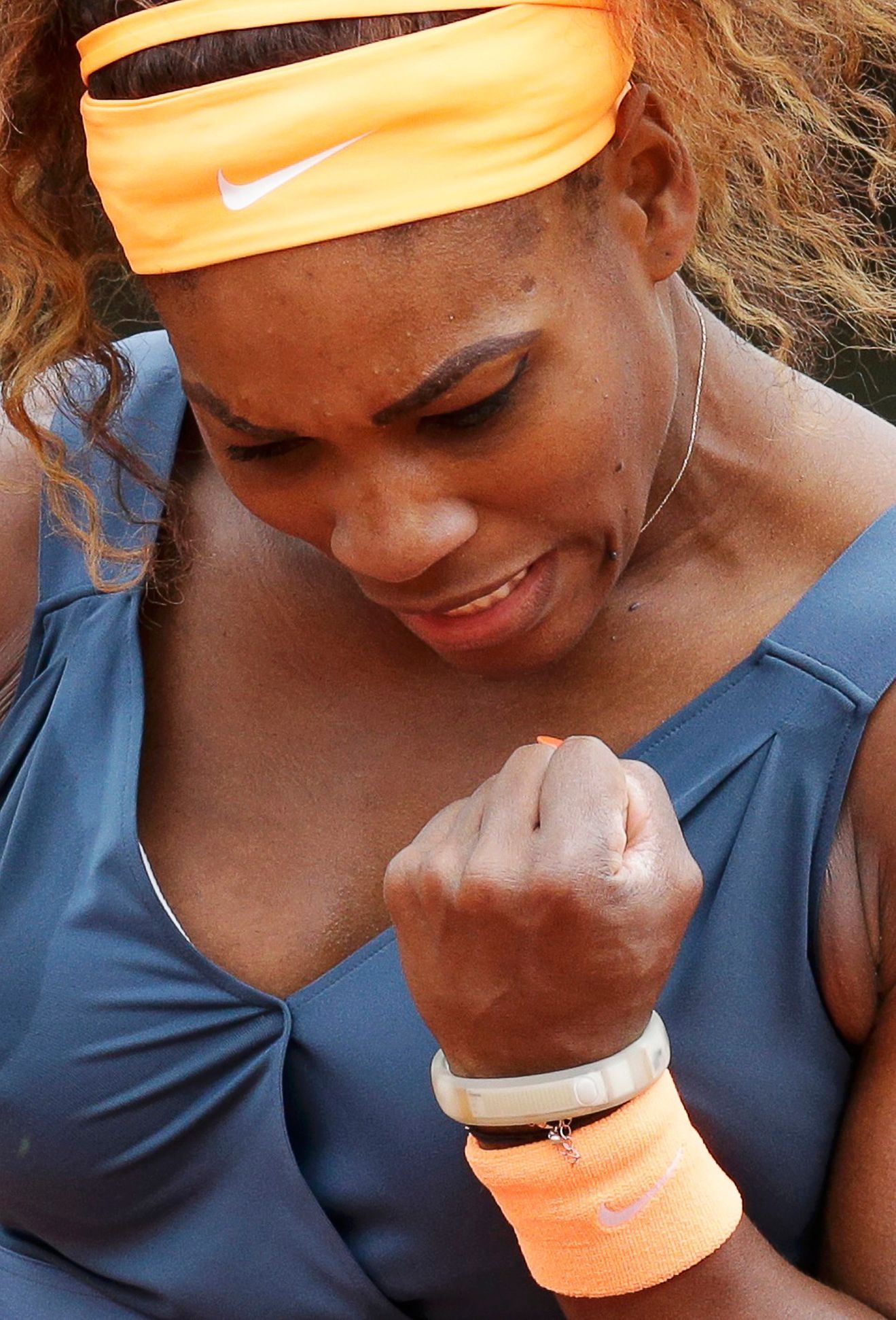 Americká tensitka Serena Williamsová na French Open 2013.