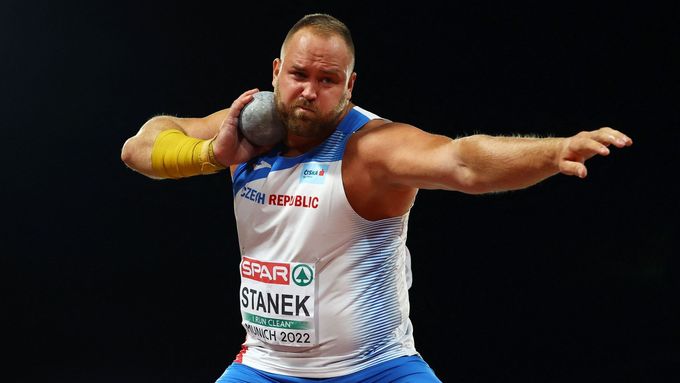 Tomáš Staněk na mistrovství Evropy v atletice 2022 v Mnichově.