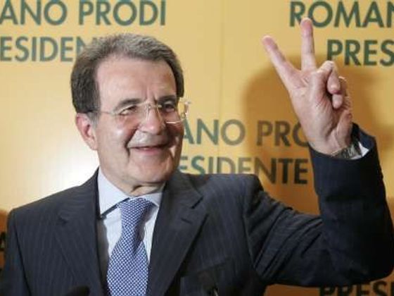 Infobox Vítězné gesto Romana Prodiho
