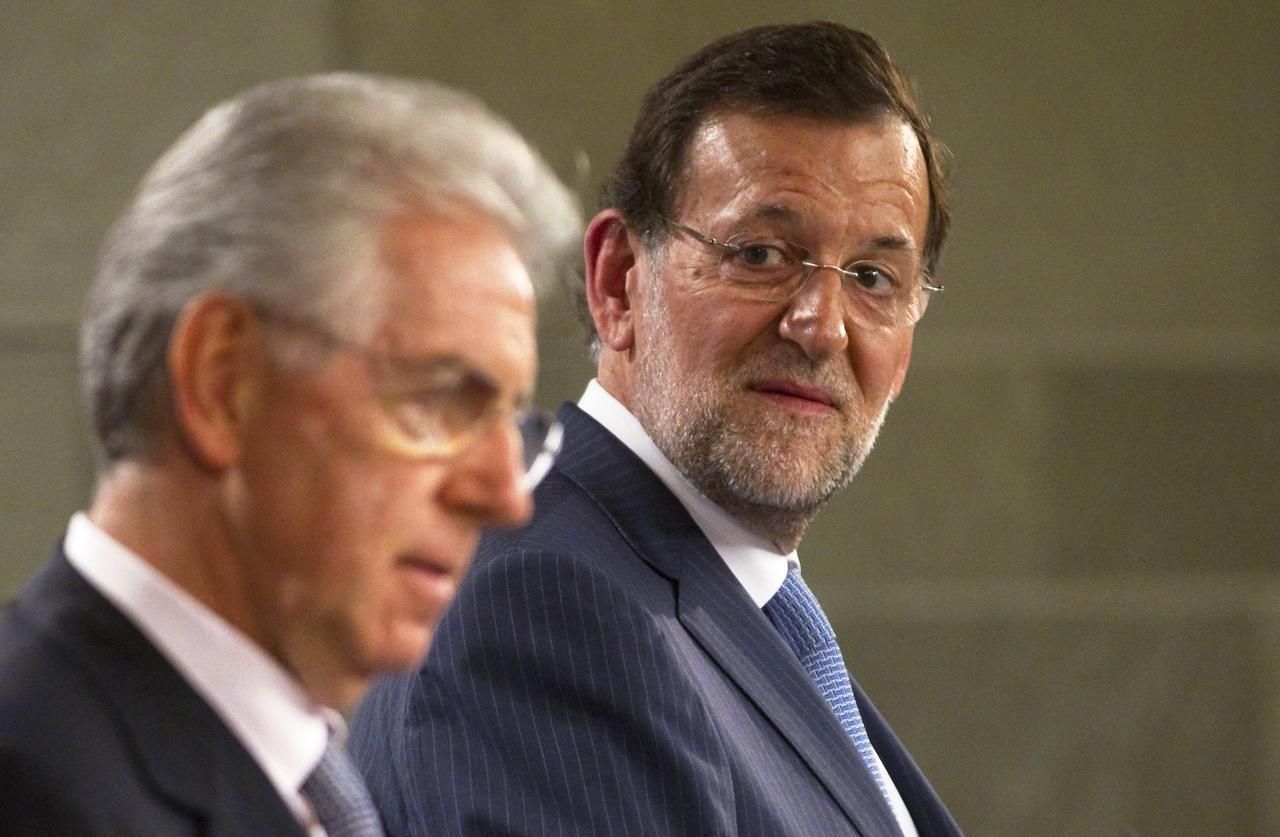 Itálie Španělsko Rajoy Monti