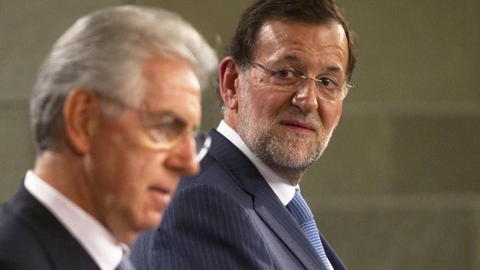 Mario Monti a Mariano Rajoy.