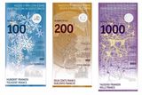 Nový design vychází z výsledků soutěže vyhlášené švýcarskou centrální bankou už v roce 2005. Tématem bylo Švýcarsko otevřené světu.
