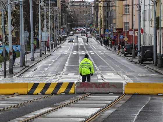 Úpravy hromadné dopravy od 29.1.2018 Libeňský most uzavřen, první den