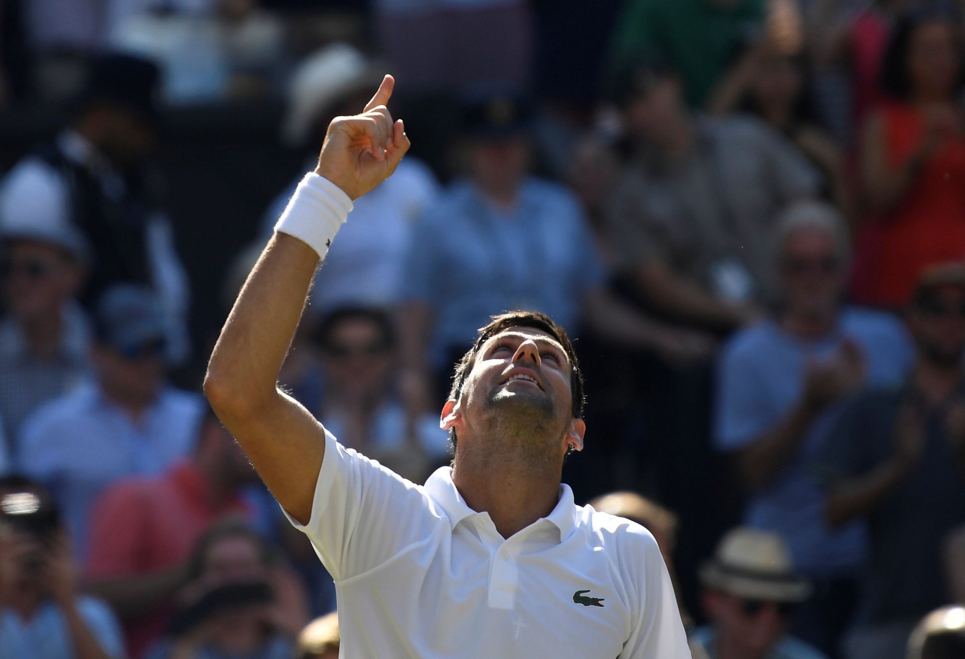Novak Djokovič po finále Wimbledonu 2018