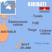 Mapa - Kiribati