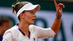 Barbora Krejčíková v prvním kole French Open 2022