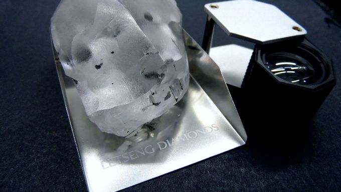Gem Diamonds našla v Lesothu vzácný diamant.