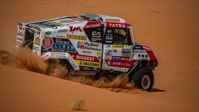 Martin Šoltys při testech Tatry Buggyra EVO3 před lednovou Rallye Dakar