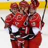 Hokej, NHL, Carolina - Winnipeg: Justin Faulk, Bryan Little(12) a Jiří Tlustý (19)