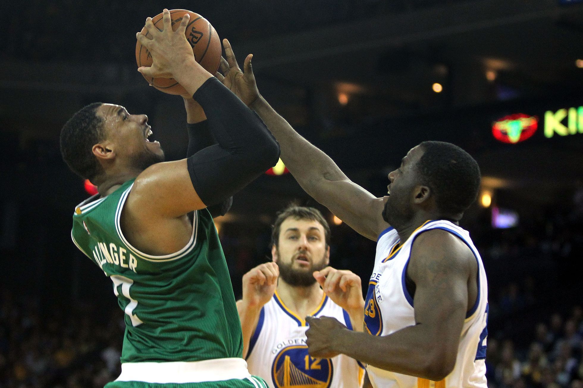 NBA: Boston Celtics at Golden State Warriors (Sullinger, Green)