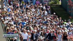 Fanoušci na Wimbledonu 2018