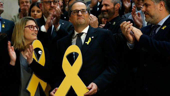 Nový katalánský premiér Quim Torra.