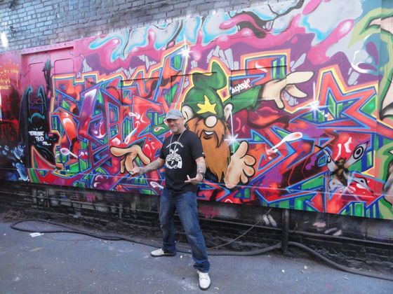 Terrible T-Kid 179 Graffiti festival Past Present Future