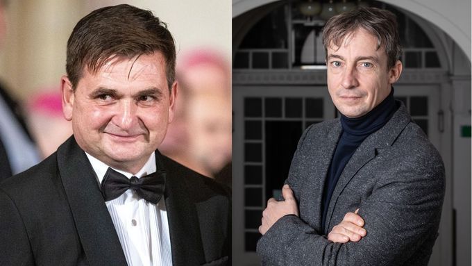 Martin Červíček (vlevo) a Tomáš Portlík (vpravo) mají šanci získat post 1. místopředsedy ODS, na předsedu je jasným favoritem Martin Kupka.