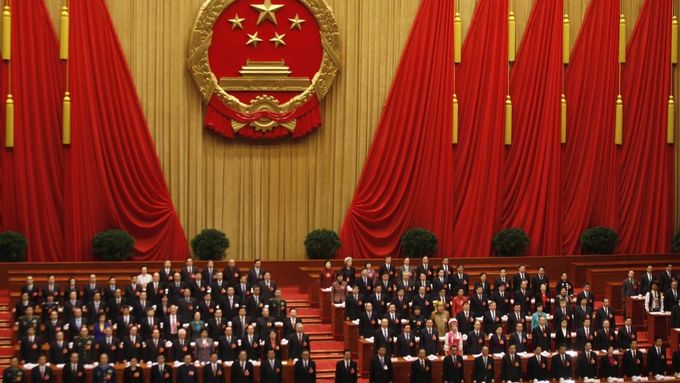 Čínský parlament - ilustrační foto.