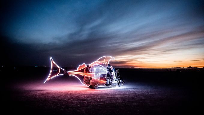 Výstava: pouštní festival Burning Man objektivem fotografa Marka Musila
