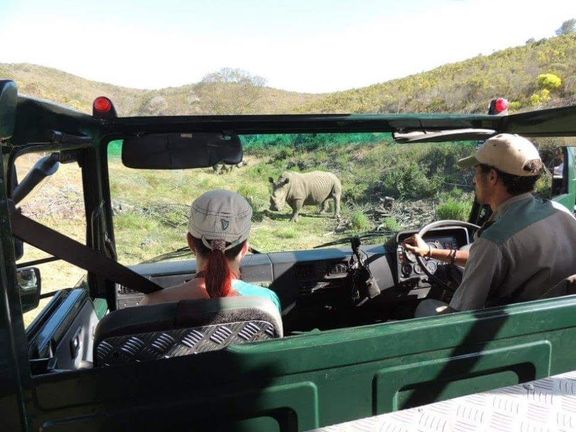 Na safari v Jihoafrické republice.