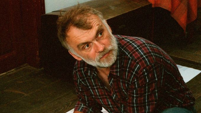 Galerista a publicista Jiří Hůla na snímku z roku 1998.