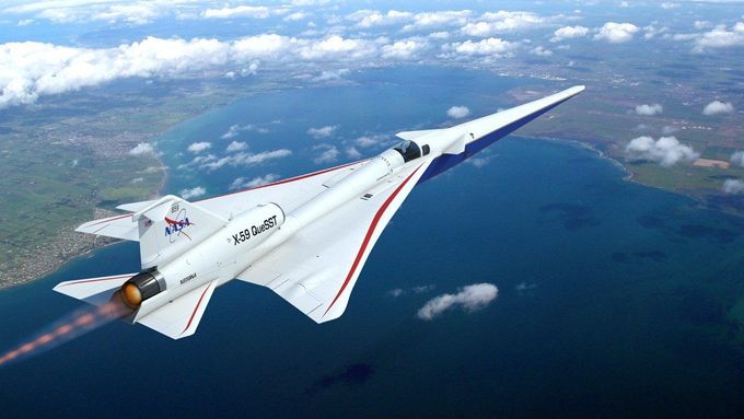 Říkají mu Syn Concordu a konečně získává tvar. Americká NASA zveřejnila více než dvouroční časosběr sestavování tichého nadzvukového letounu X-59.