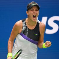 Belinda Bencicová Belinda Bencicová ve vítězném čtvrtfinále US Open 2019