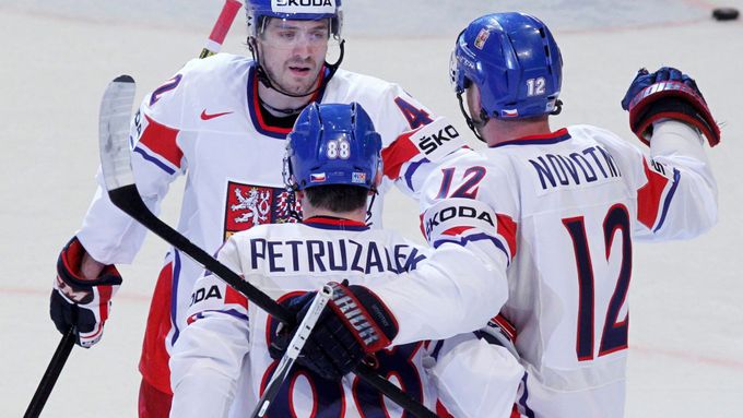 Povzbudit se před play off výhrou, to si přejí čeští hokejisté do zápasu s Německem