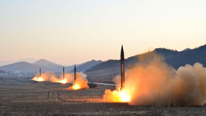 Severokorejské balistické rakety.