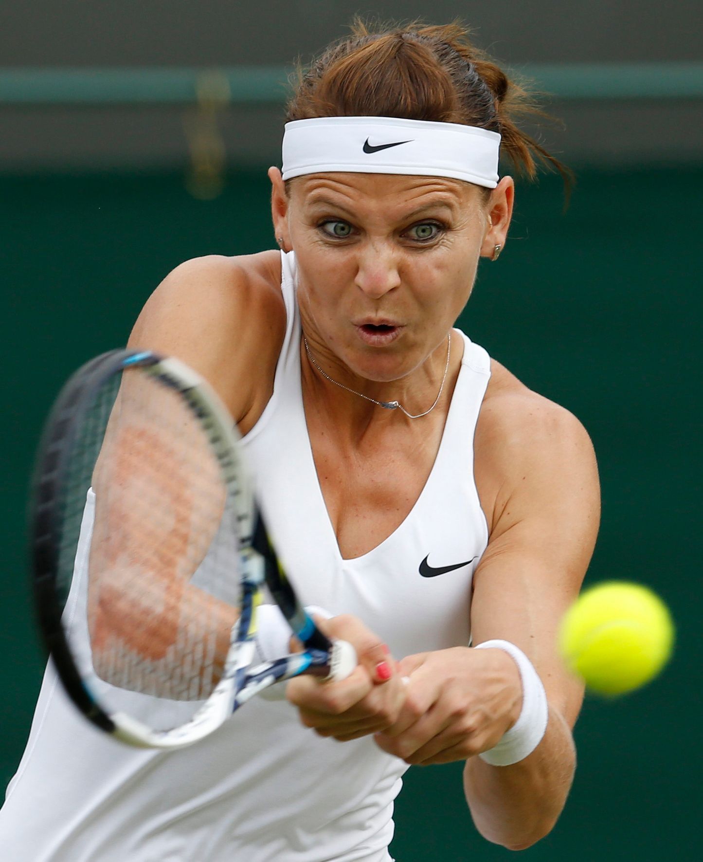 Lucie Šafářová na Wimbledonu 2014