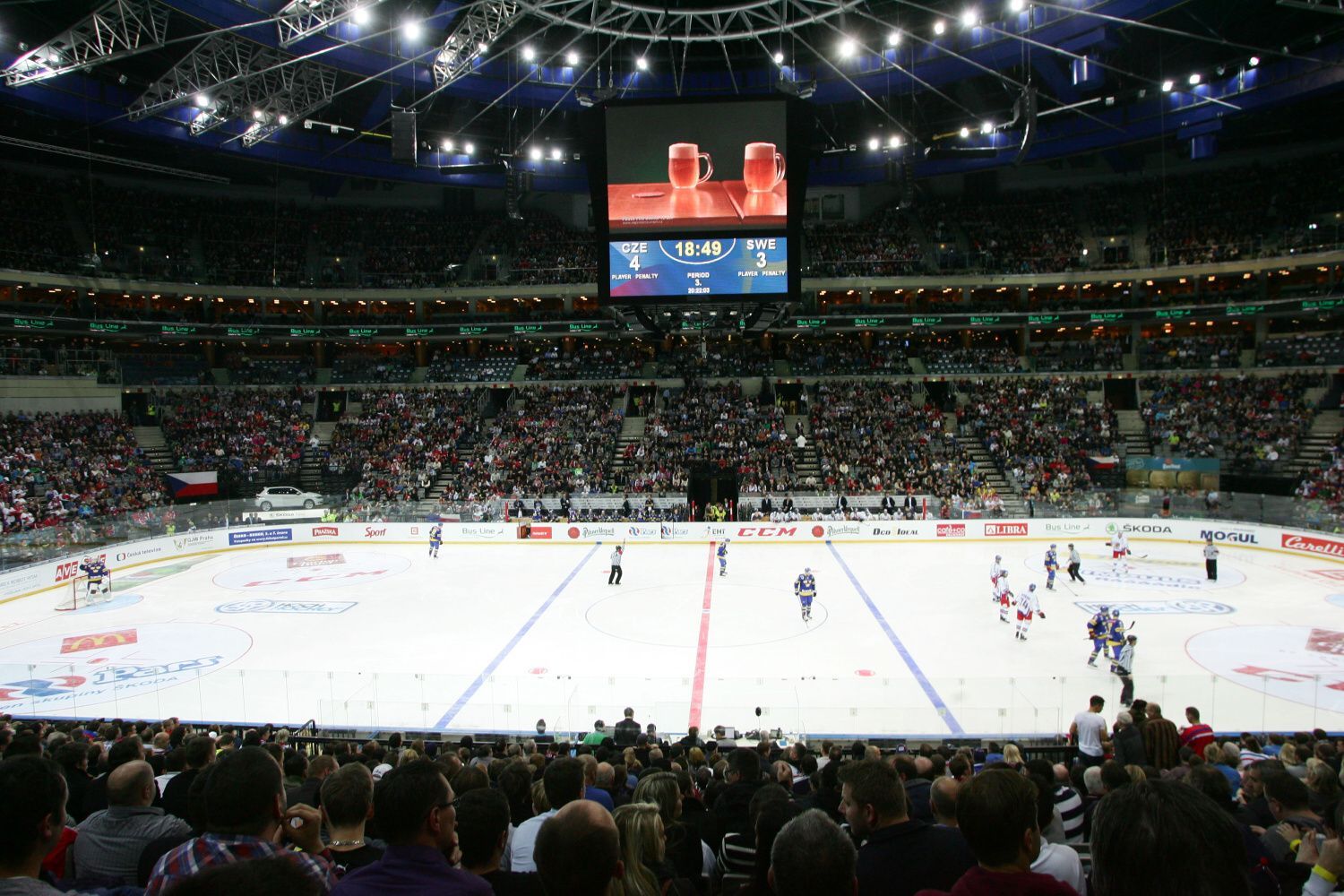 EHT, Česko-Švédsko: O2 Arena byla vyprodaná
