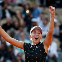 Amanda Anisimovová Americká tenistka Amanda Anisimovová na French Open 2019