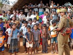 Armádní internační tábor pro tamilské uprchlíky