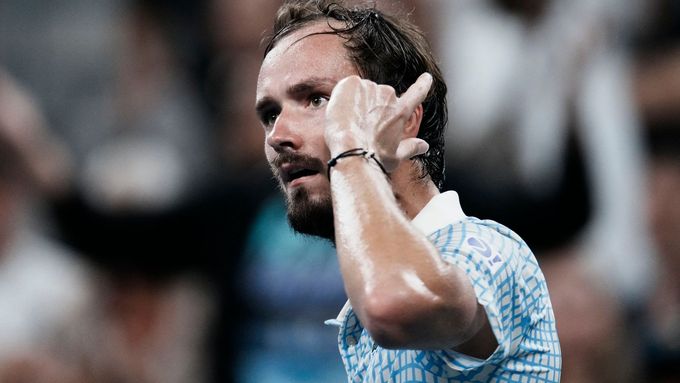 Daniil Medveděv na letošním US Open