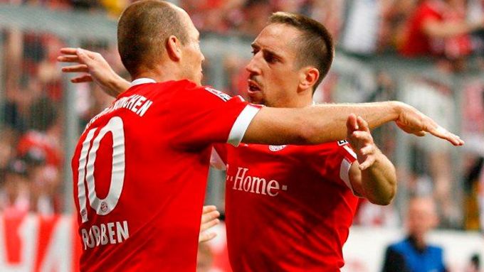 Ribéry a Robben.