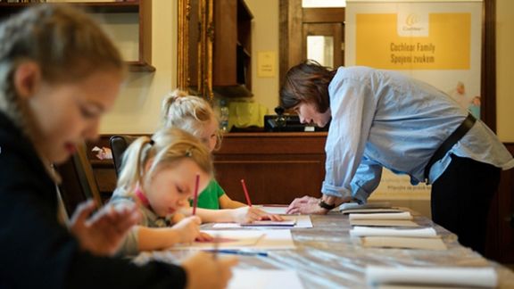 setkání členů Cochlear Family