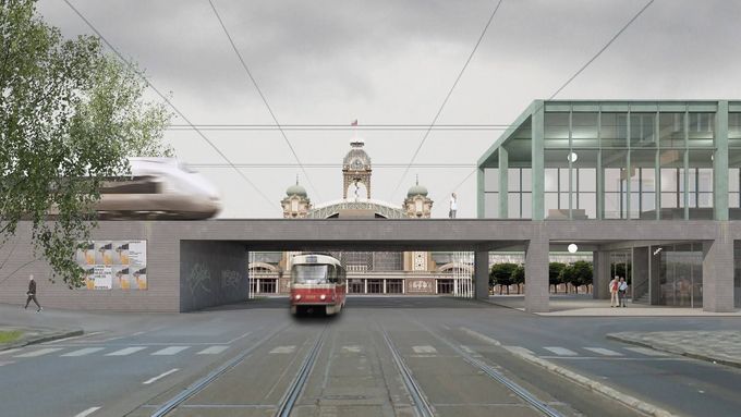 Jak by vypadala železniční stanice Výstaviště, kdyby ji navrhovali studenti?