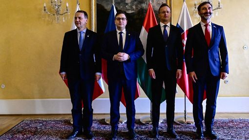 Zasedání ministrů zahraničí Visegrádské skupiny v Praze