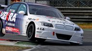 Petr Fulín s BMW 320si týmu Vekra Racing Team v první šikaně Monzy, které se také říká Prima Variante