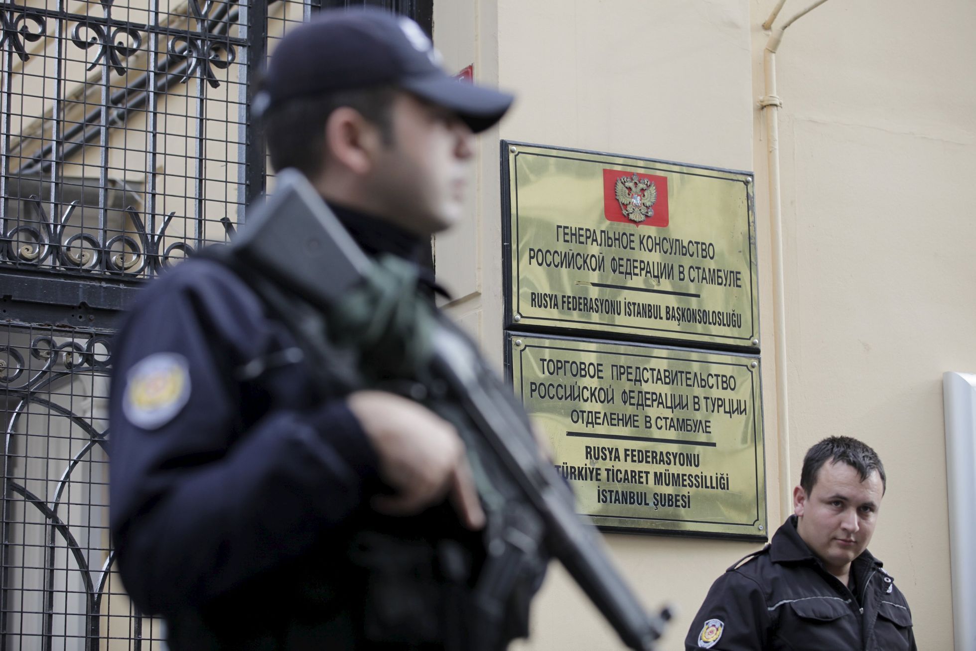 Turecko - Rusko - konzulát - policie